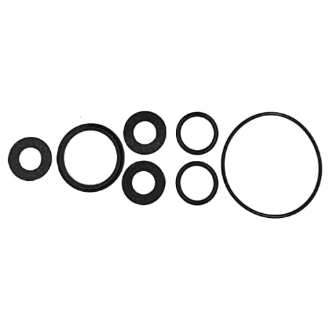 Online Trade Counter Lay Z Lazy Spa Compatible Rubber Seal Set - 7-Piece Kit with Blower A, B/C Coupling, Filter Nut & Pump O Rings - Heavy Duty OEM Replacement Hot Tub Accessories for Leak Repair Cover