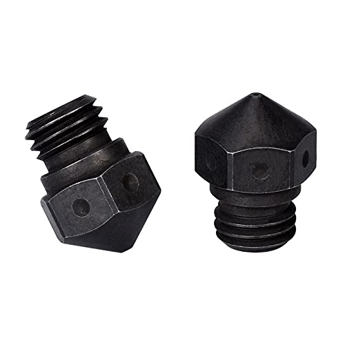 Lysee 3D Printer Parts & Accessories - 3D Printer Accessories MK10 Hardened Steel Nozzle Nozzle extruder tip - (Color: 1.75 0.2mm)