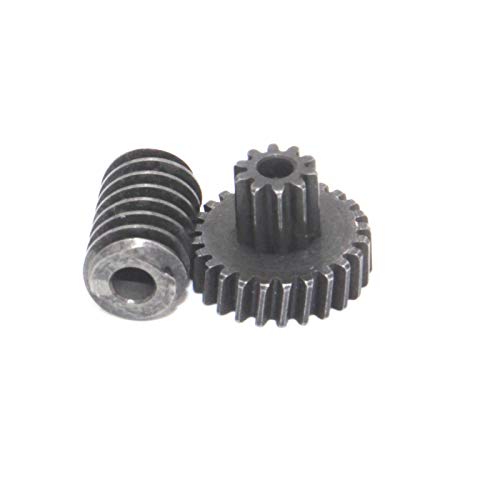 DINGGUANGHE-CUP Durable 5840-31ZY 0.7M Worms Turbine Reducer Motor Matching Gear All Steel/Copper Self-Locking Tool Parts (Color : Steel)