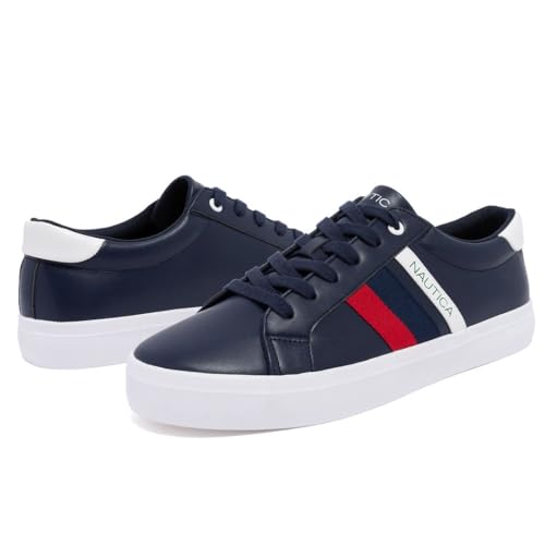 Image of Nautica Men's Casual Shoe, Classic Lace-Up Low Top Loafer, Fashion Sneaker - in Medium & Wide Width Sizes