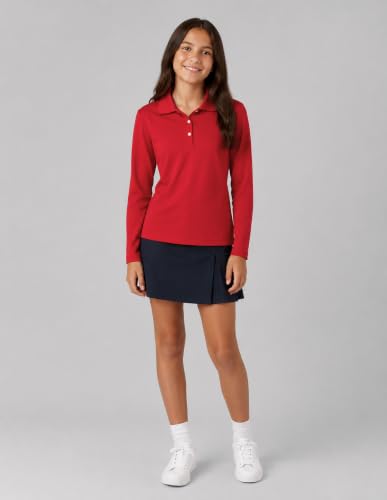 Image of Liberty Pro 3 Pack Youth Girls Long Sleeve Golf Polo Shirts