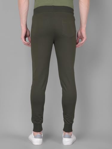 Image of Force NXT Men's Super Combed Cotton Rich French Terry Fabric Solid Joggers | Active Joggers for Men | Comfortable Waistband with Zipper Pocket for Daily Workout