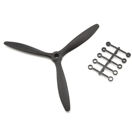 Hélice tripale pour Avion RC modèle 8060 en nylon renforcé pour aéromodélisme