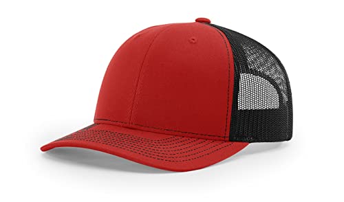 Image of Richardson 112 Trucker Hat - Premium Blank Baseball Cap, Adjustable Snapback Hat - Structured Six Panel Richardson Blank Hats