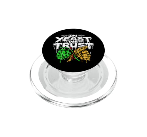 Craft Beer Homebrewer in Yeast We Trust PopSockets PopGrip pour MagSafe