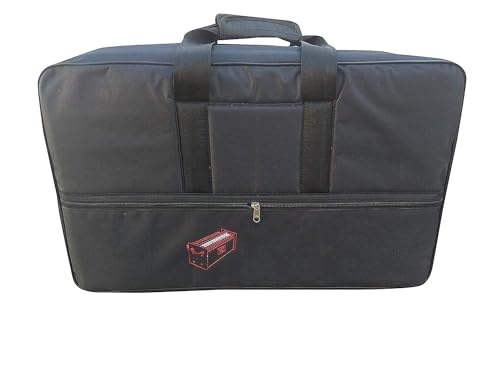 SG Musical - - Harmonium Musical Instrument Store Folding Harmonium Instrument, Harmonium Total 42 Keys,Portable Harmonium, 2 Reeds, Coupler with Bag