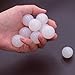 White Solid Silicone Balls 2mm-20mm Diameter Round Bouncy Sealing Spheres Industrial Replacement Parts High Elasticity Durable for Machinery Equipment Gasket Seal Valve Pump(50pcs,15mm)