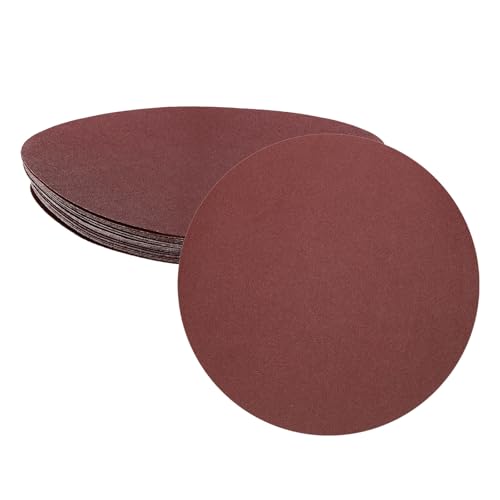 Disque abrasif PSA 203mm grain 120 en oxyde d'aluminium pour ponçage de carrosserie et bois