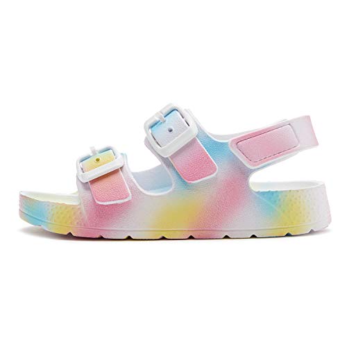 Image of EasyStar Boys and Girls Lightweight Dual-Adjustable Sandal Buckles With Hook and Loop Heel Closure