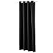Produktbild WOLTU Gardinen mit Ösen, Verdunklungsvorhang für Wohnzimmer Schlafzimmer, Blickdicht, gegen Kälte und Hitze, 250g/m² Dicke, 135 x 225 cm, Schwarz