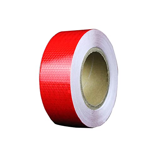 Ruban de sécurité réfléchissant rouge robuste de 2 pouces pour signalisation de voiture durable