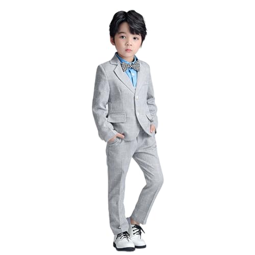 8歳用スーツブレザーとシャツセット スーツ ブレザー スクールブレザー 制服 4点セット 学生