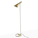 Minimalista: la base de dimension reducida (28cm) le permitirá su colocación en cualquier lugar. La altura de lampara es 158cm y le ofrecerá una iluminación amplia.