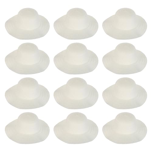Chapeau Tissé Beige à Large Bord Respirant SOIMISS Éviter les Coups de Soleil au Jardin