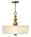 Hinkley 3444VS Transitional Three Light Pendant from Zelda Collection in Brass Finish, See Image