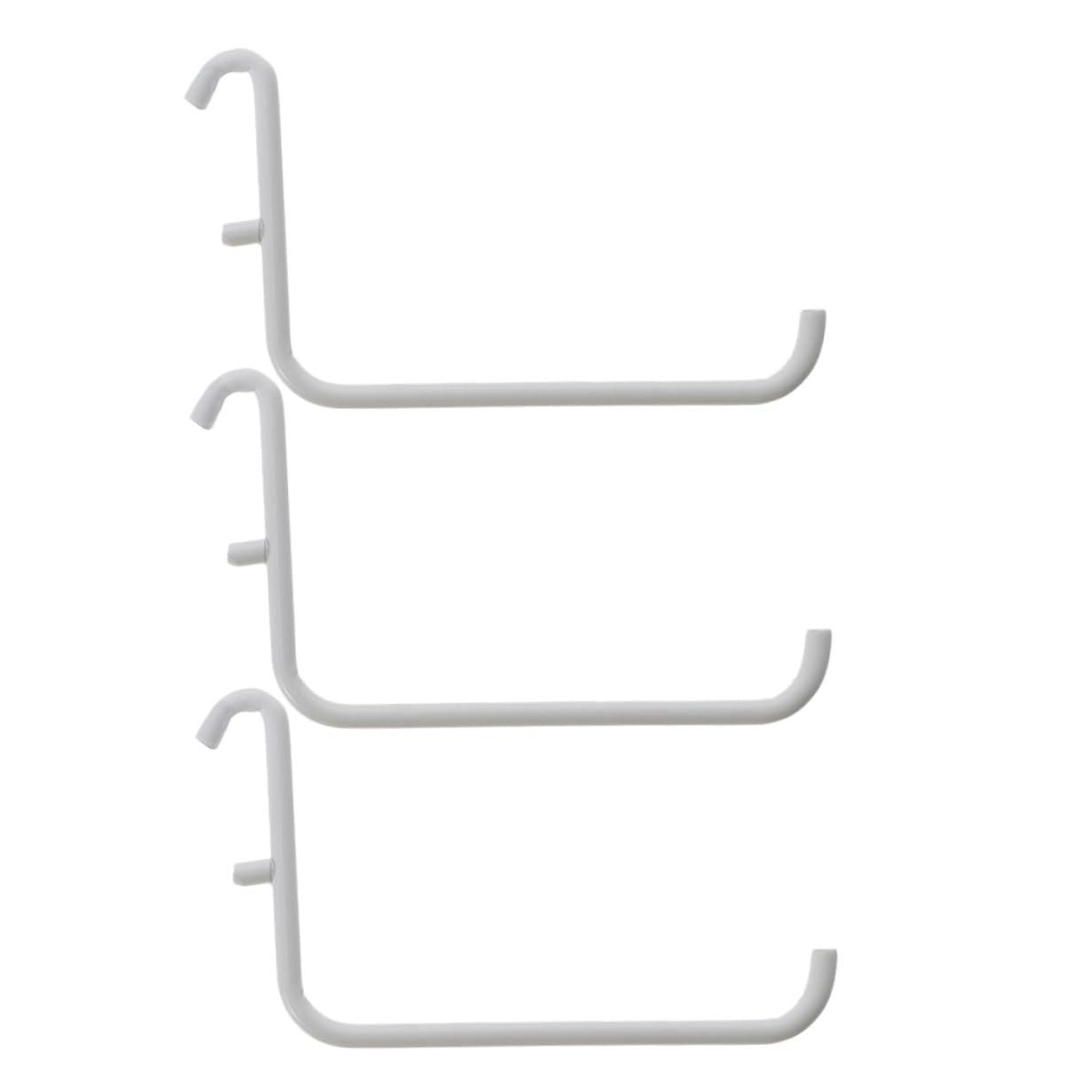 OSALADI Pegboard Storage Rack 3pcs White Pegboard Hooks Desk Wall Hooks for Garage Heavy Duty Organizer