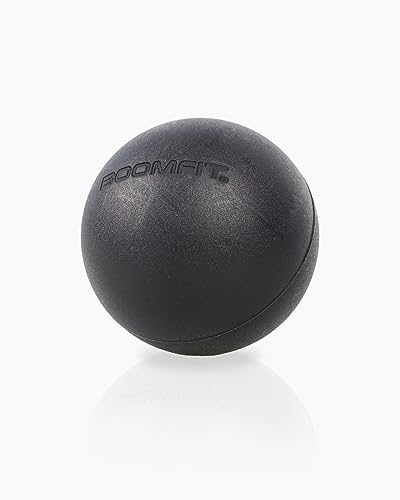 BOOMFIT Pelota de Lacrosse, Unisex-Adult, Black, One Size