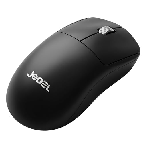 Jedel Mouse Wireless W923 2.4GHz Nano Receiver 1000 DPI Ottico 3 Tasti per PC Laptop Desktop Windows Mac Ufficio Casa