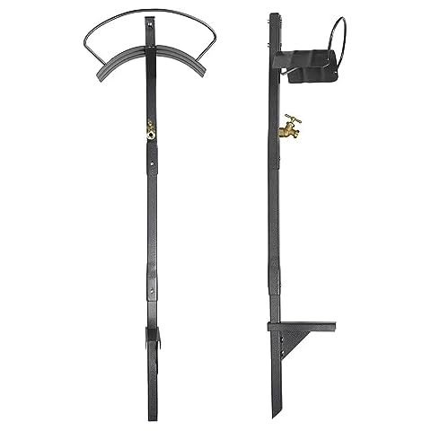Yard Butler Free-Standing Hose Hanger with Spigot - Easy to Install Hose Holder - Extend Your Hose's Lifetime - Prevent Kinks, Breaks & Leaks in Your Hose - Handy Garden Accessories for Easy Watering Cover