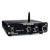 FX-AUDIO- FX-502J+SW[ブラック] Bluetooth 無線 接続 2.1ch 出力 サブウーファー 対応 プリメインアンプ