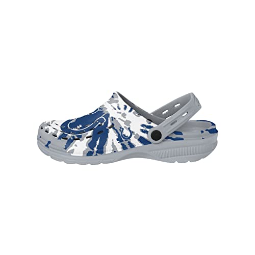 Image of FOCO Mens NFL Team Logo Tie-dye Garden Water Sandals Shoes Slipper Clogs with Strap