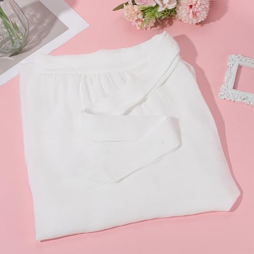 Long White Sarong Beach Cover Up Pareo Swimsuit Mesh Sheer Scarf Coverup Fashion Rectangle Polyester Summer Bikini Sexy Bathing Suit Wrap Bottom Coverups Shawls for Women Skirt Accessories3