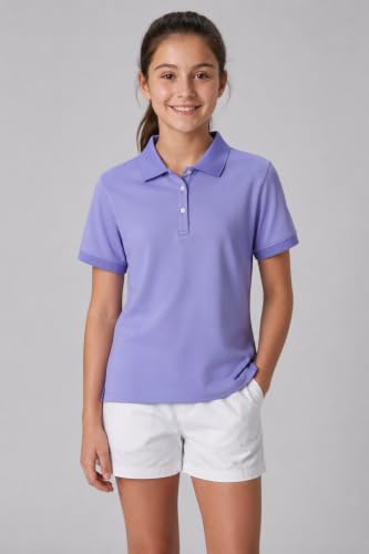 Image of Liberty Pro 3 Pack Youth Girls Short Sleeve Golf Polo Shirts