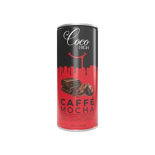 Image of CocoHigh Caffe Mocha Drink 200ml | Luxury Creamy Chocolate Milkshake | Ready-to-Drink Milkshake Made with Real Chocolte | | No Added Preservatives
