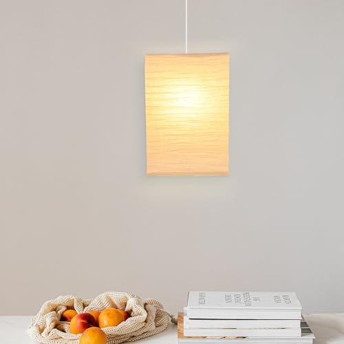 Lámpara de pared de papel beige Abaodam E14 de estilo nórdico 5