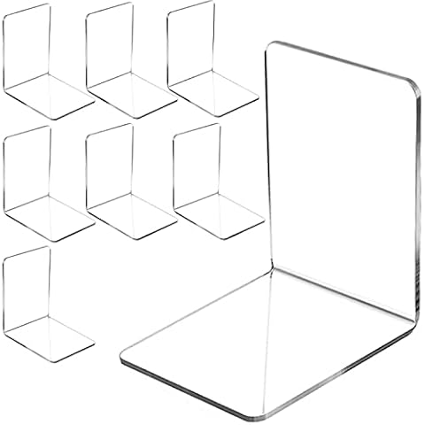 ZCXG Klarer Buchständer aus Acryl,Warenträger als Buchstütze und Aufsteller,Transparenter Acryl Tablet Halter zum Anzeigen von Fotos Cover
