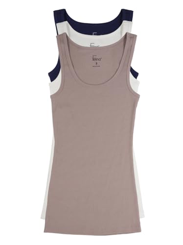 Felina Cotton Ribbed Tank Top - Class Tank Top for Women, Workout Tank Top for Women (Color Options Available)