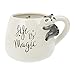 Mug, Céramique, Tasse, mignonne design 3D animal, Art de la Table, 1 pièce, Pour le Petit Déjeuner et Goûter, parfait pour tasse à Thé, Café, Chocolat chaud, motif Raton laveur, idée cadeau, 48 cl