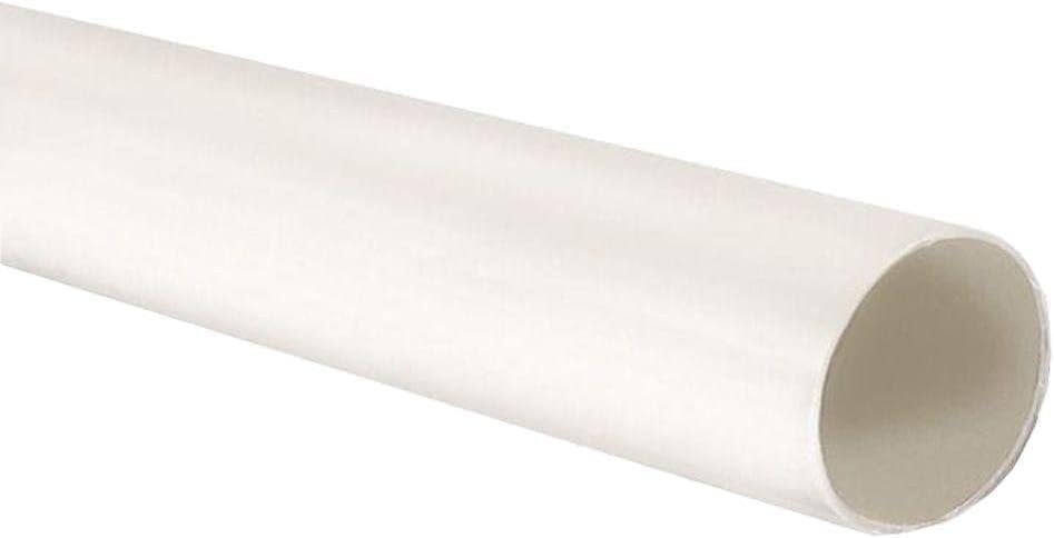 Central Vacuum 4' Stick of Pipe (Single Stick), White (30290)