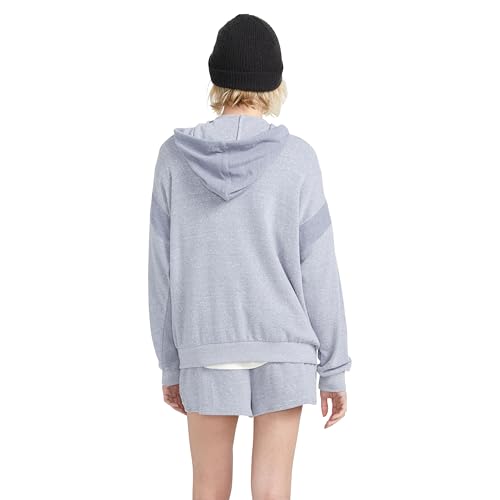 Volcom Women's Lived in Lounge Frenchie Hoodie Zip Fleece Sweatshirt2