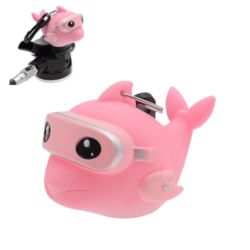 Gihioue Funda protectora para regulador de buceo, protección para esnórquel, diseño de delfín, a prueba de polvo, con clip luminoso, para deportes acuáticos en el lago, para mujeres y hombres