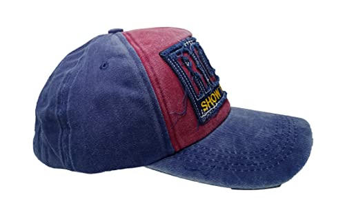 Image of Adjustable Soft Cotton Denim Cap for Men Women Baseball Vintage Washed Distressed Hats Adjustable Stylish Cap Regular Fitted