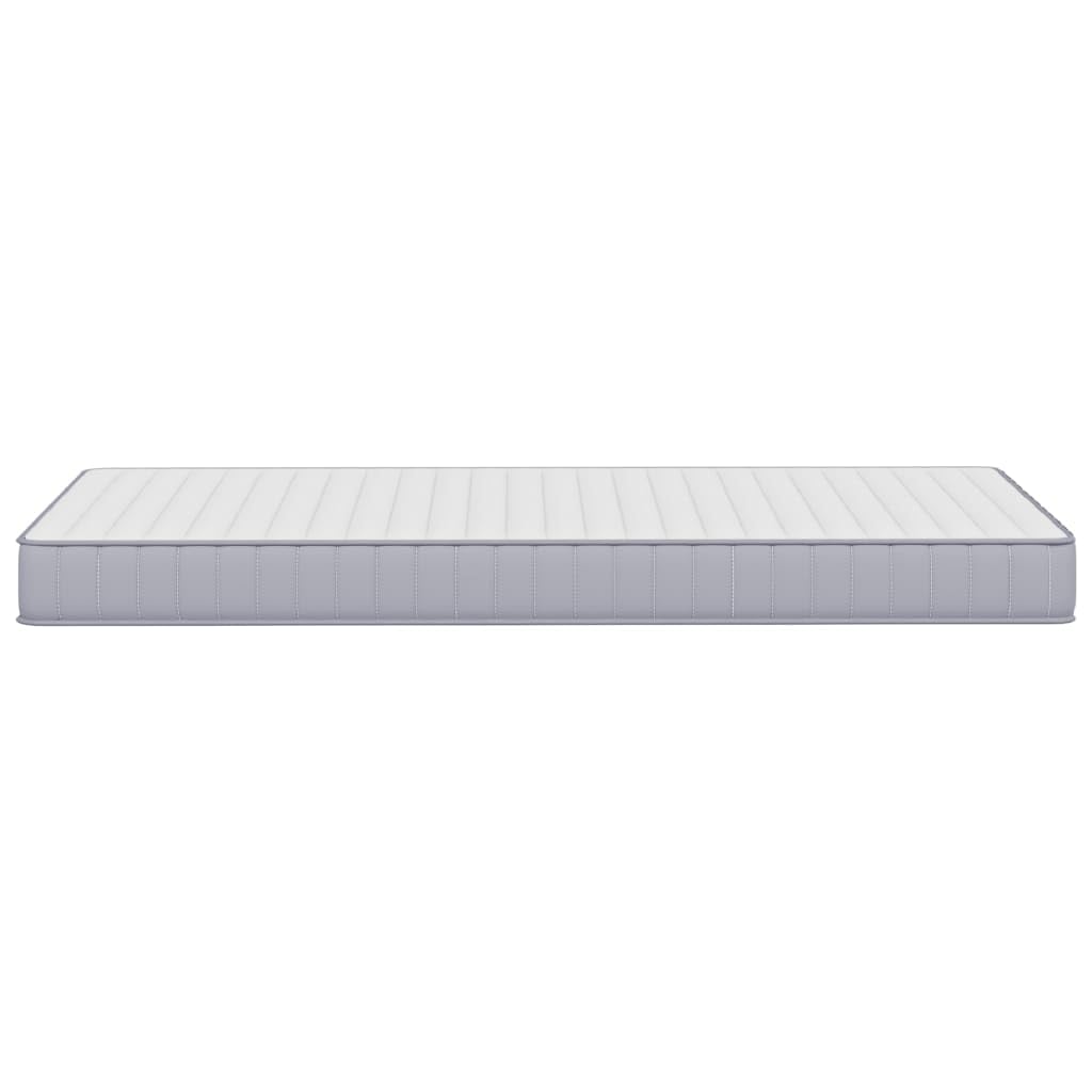 Materac piankowy średnio miękki 100 x 200 cm z poszewką nadającą się do prania, dwustronny, oddychający, cichy, ergonomiczny, do sypialni, łóżka dla gości i stelaża