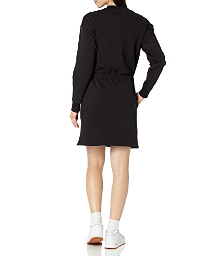 Image of Amazon Essentials Women's Long Sleeve Knit Henley Sweatshirt Dress (Available in Plus Size)
