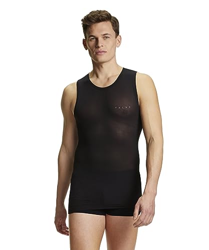 FALKE Herren Baselayer-Unterwäsche Ultralight Cool M Bx Funktionsmaterial schnelltrocknend 1 Stück, Schwarz Black 3000, L