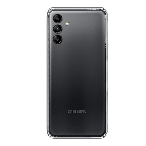 Image of COVERBLACK Rubber Silicone Back Cover for Samsung Galaxy A04s - Transparent