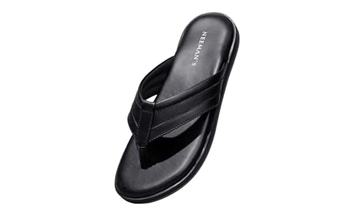 Image of Neeman's Indo-Western Casual Flip Flops for Men | Lightweight, Durable and Flexible | PU Thong Strap & TPR Out sole