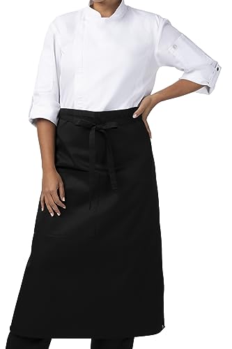 Chef Works REF24-BLK-0 Unisex Sustainable Bistro Apron thumb #4