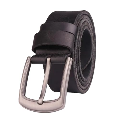 Men's Leather Jeans Belts Classic Work Business Dress Leather Belt