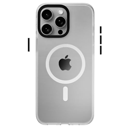 Image of Totem Tempered Glass Clear X Case For iPhone 15 Pro Max Back Cover|Everclear Technology|Lifetime Anti-Yellowing|Customizable Design|10 Ft+ Drop Protection|Magsafe Compatible|iPhone 15 Backcover |