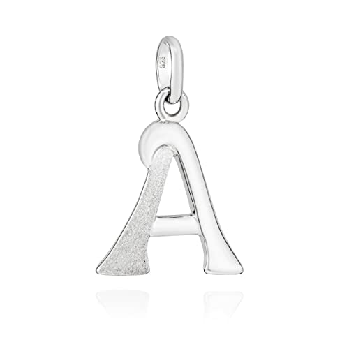 Pendentif lettre A 925 argent anti-ternissement : un bijou brillant qui dure