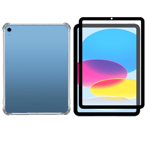 Kit Capa Capinha Anti Impacto + Pelicula 9D de Cerâmica Para iPad 10 (Tela 10,9