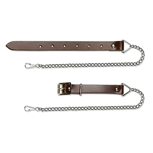 The Celtic Croft Quality Leather Sporran Chain Strap (Small (30