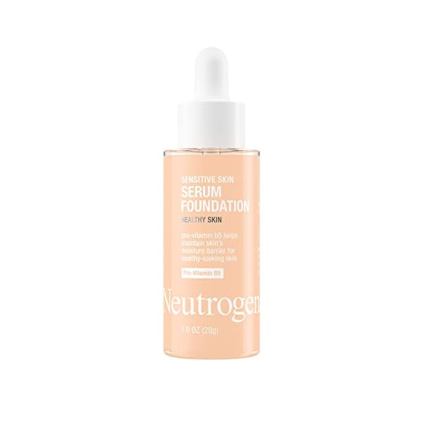Neutrogena Healthy Skin Sensitive Skin Serum Foundation with Pro-Vitamin B5, Color Correcting & Pore Minimizing Liquid…