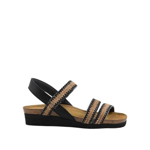 Image of NAOT Kayla Women's Sandals - Supportive 3-Strap Design with Backstrap, Cork & Latex Footbed - Arch Support - Travel-Friendly Comfortable Walking Sandals for All-Day Wear