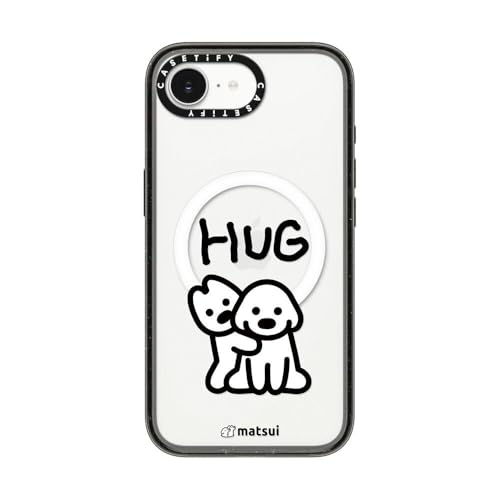 CASETiFY CpNg iPhone 16e P[X [MILKi (4x MIL-STD-810G)/2.5m̗NA/CX[dMagSafeΉ] - matsui - HUG - ubN